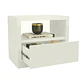 Velador Tw140 1 Cajon Off White - Miniatura 2