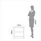 Velador Tw141 2C Castaño Off White - Miniatura 4