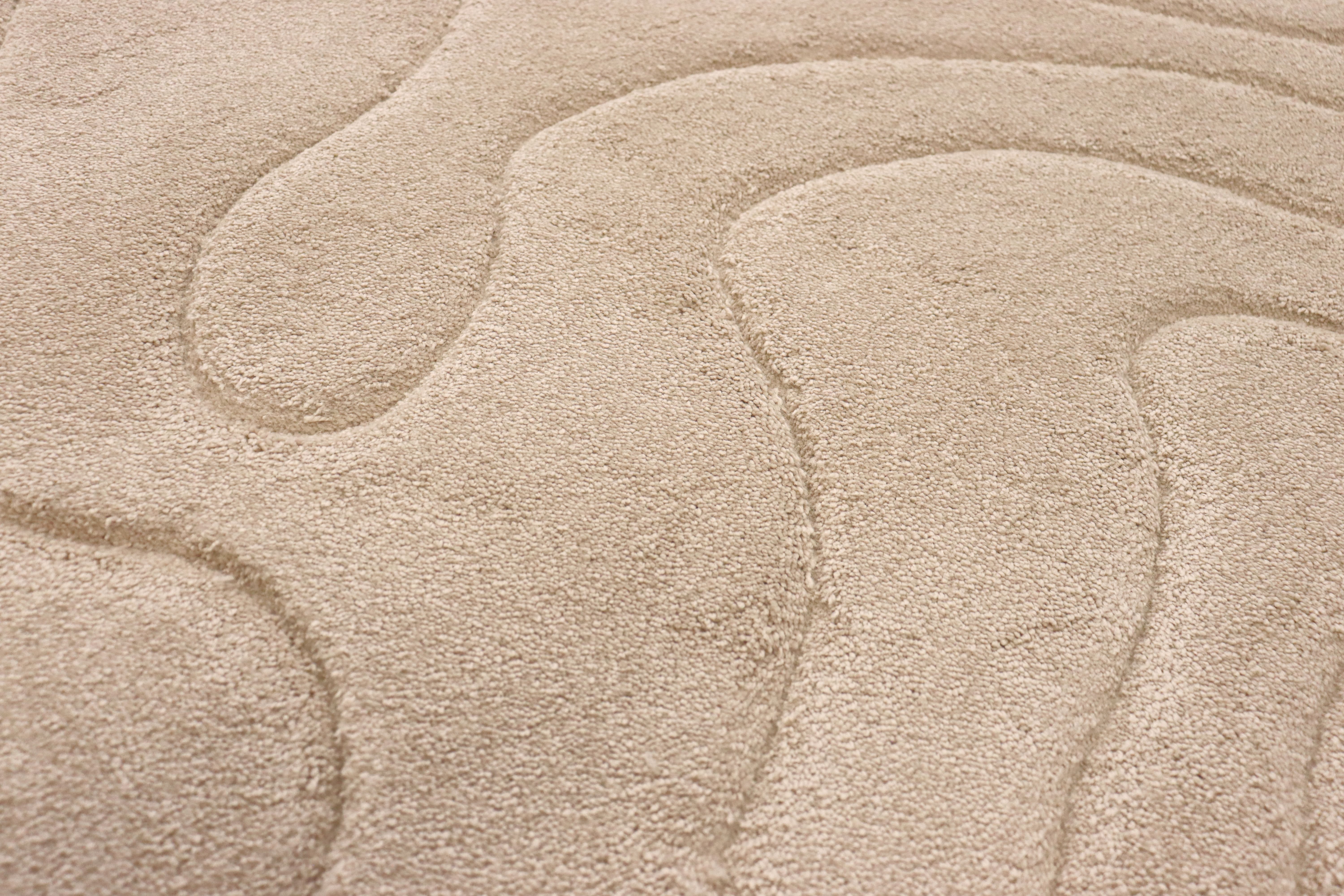 Alfombra Zoom Beige Linea Carving 01/31 200x250 3