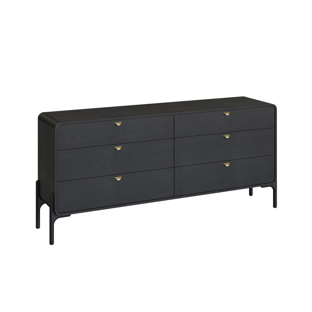 Comoda Doble Select 185 cm  28035 Negro 2