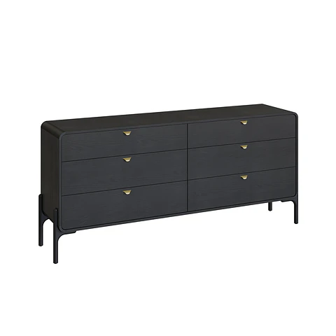 Comoda Doble Select 185 cm  28035 Negro