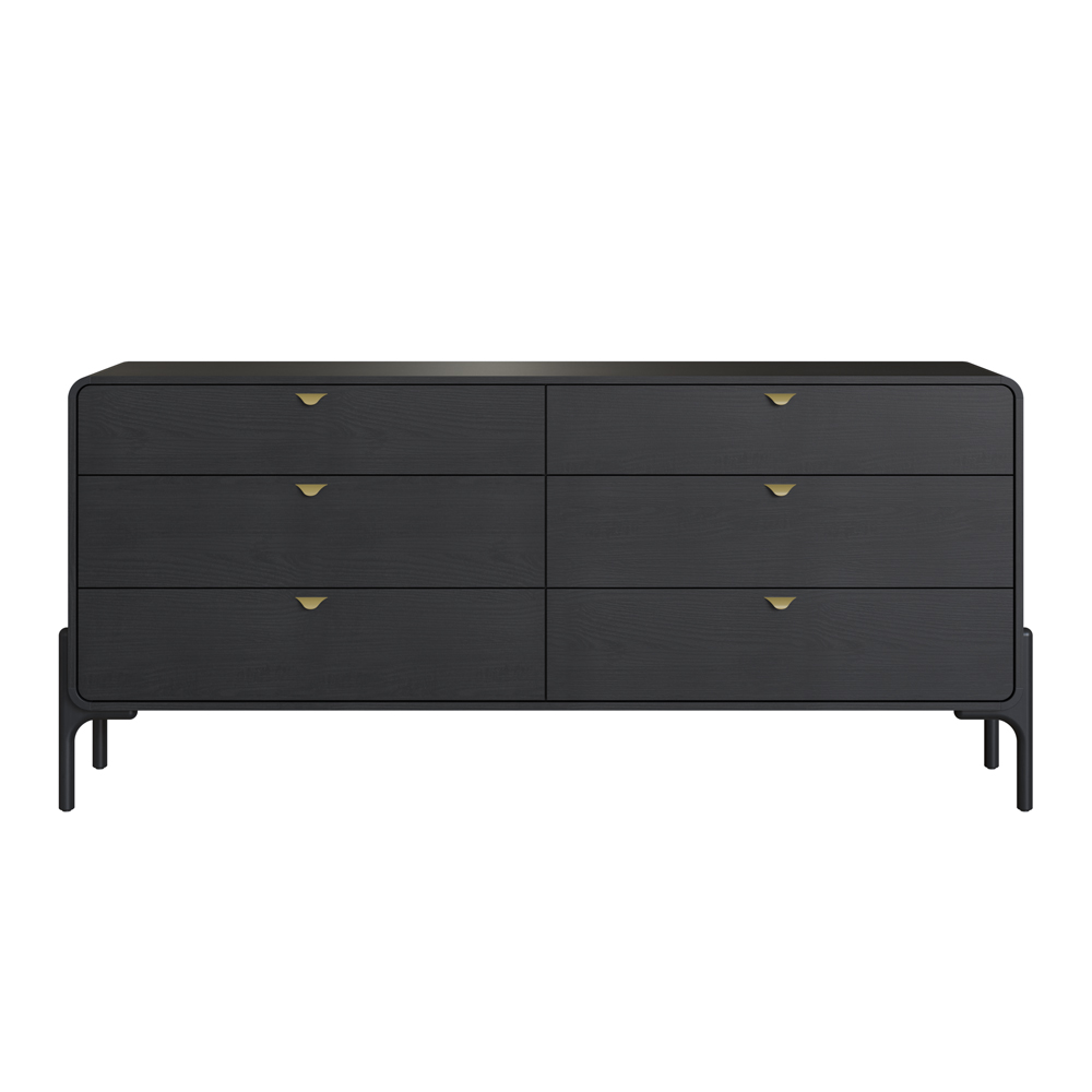 Comoda Doble Select 185 cm  28035 Negro 4