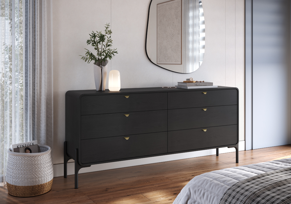 Comoda Doble Select 185 cm  28035 Negro 1