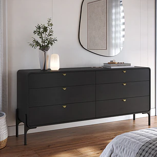 Comoda Doble Select 185 cm  28035 Negro