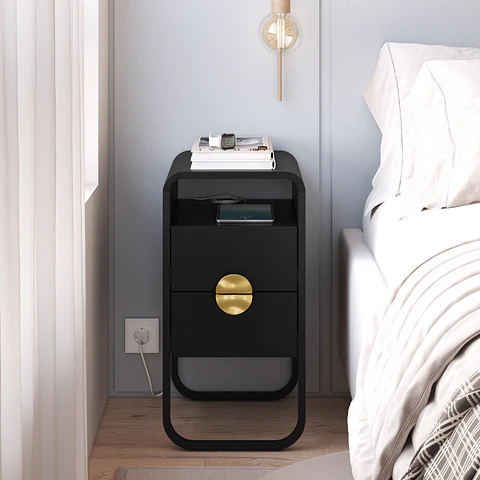 Velador Luna 30 cm 28092 Negro