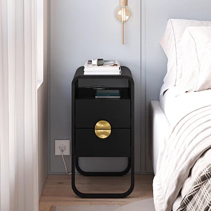Velador Luna 30 cm 28092 Negro