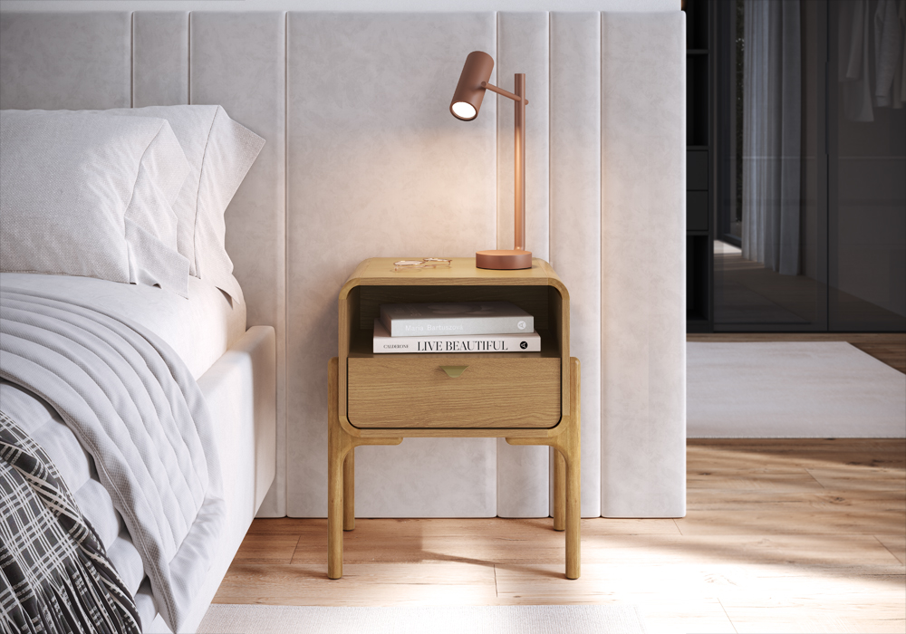 Velador Select 1 Cajón 28040 Natural 1
