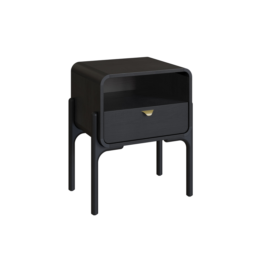 Velador Select 1 Cajón 28040 Negro 2