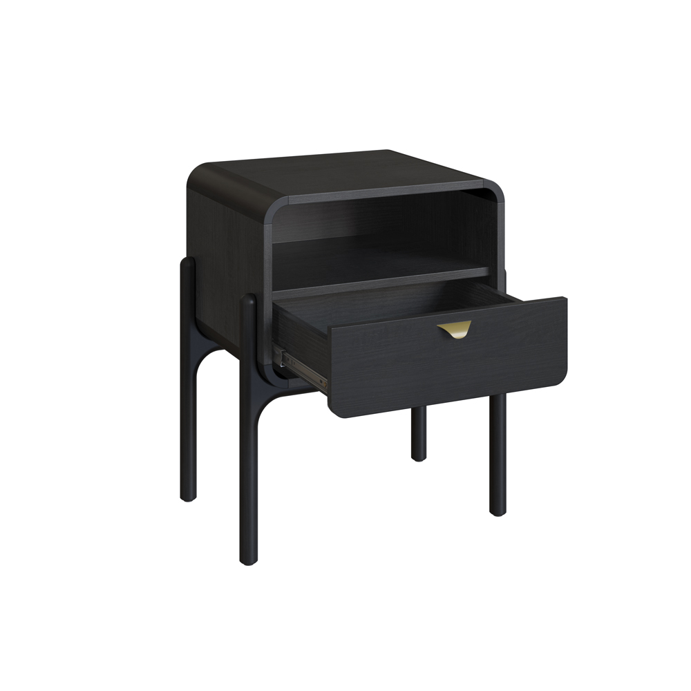 Velador Select 1 Cajón 28040 Negro 4