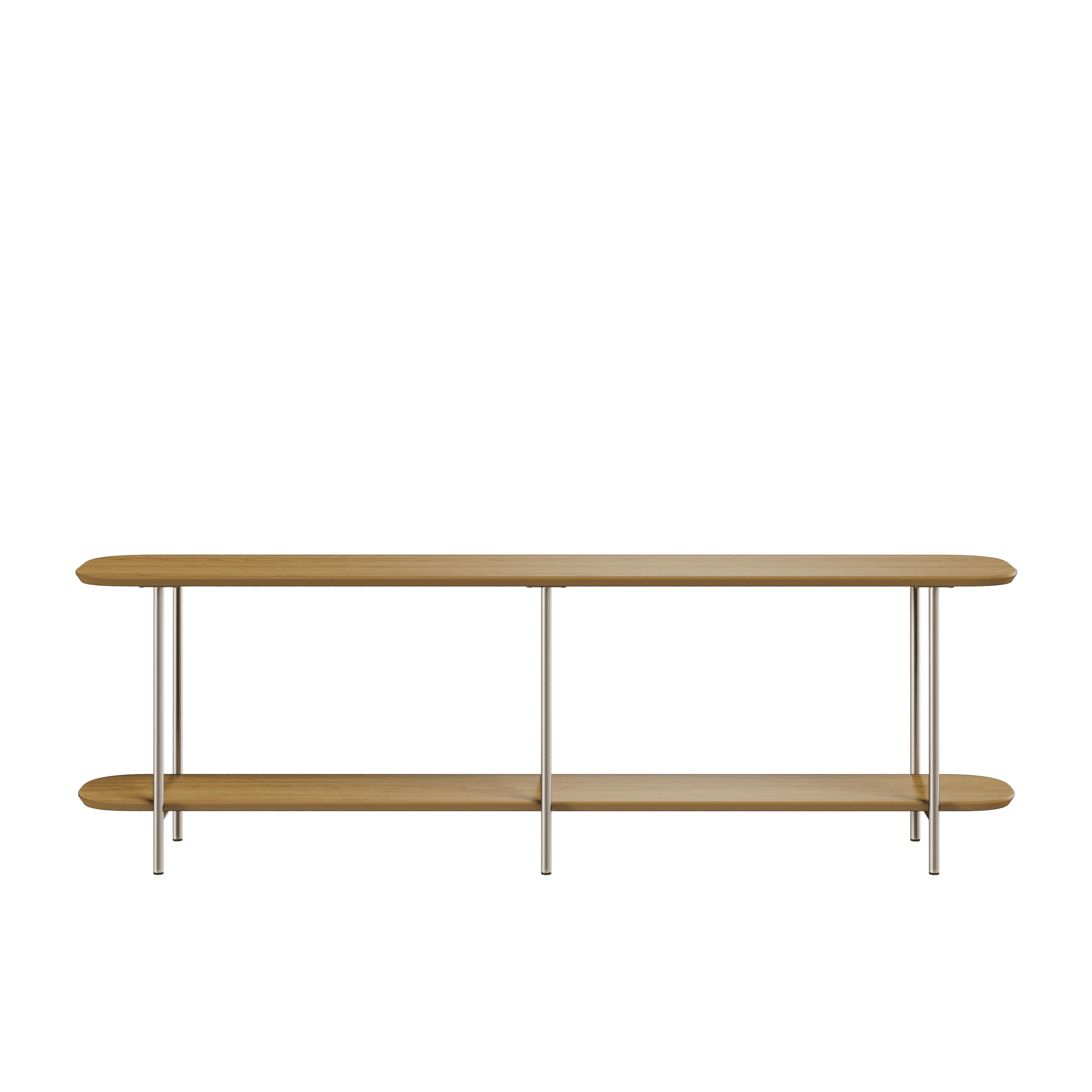 Mesa Sofa Lux 180cm Champan Carvalho 2