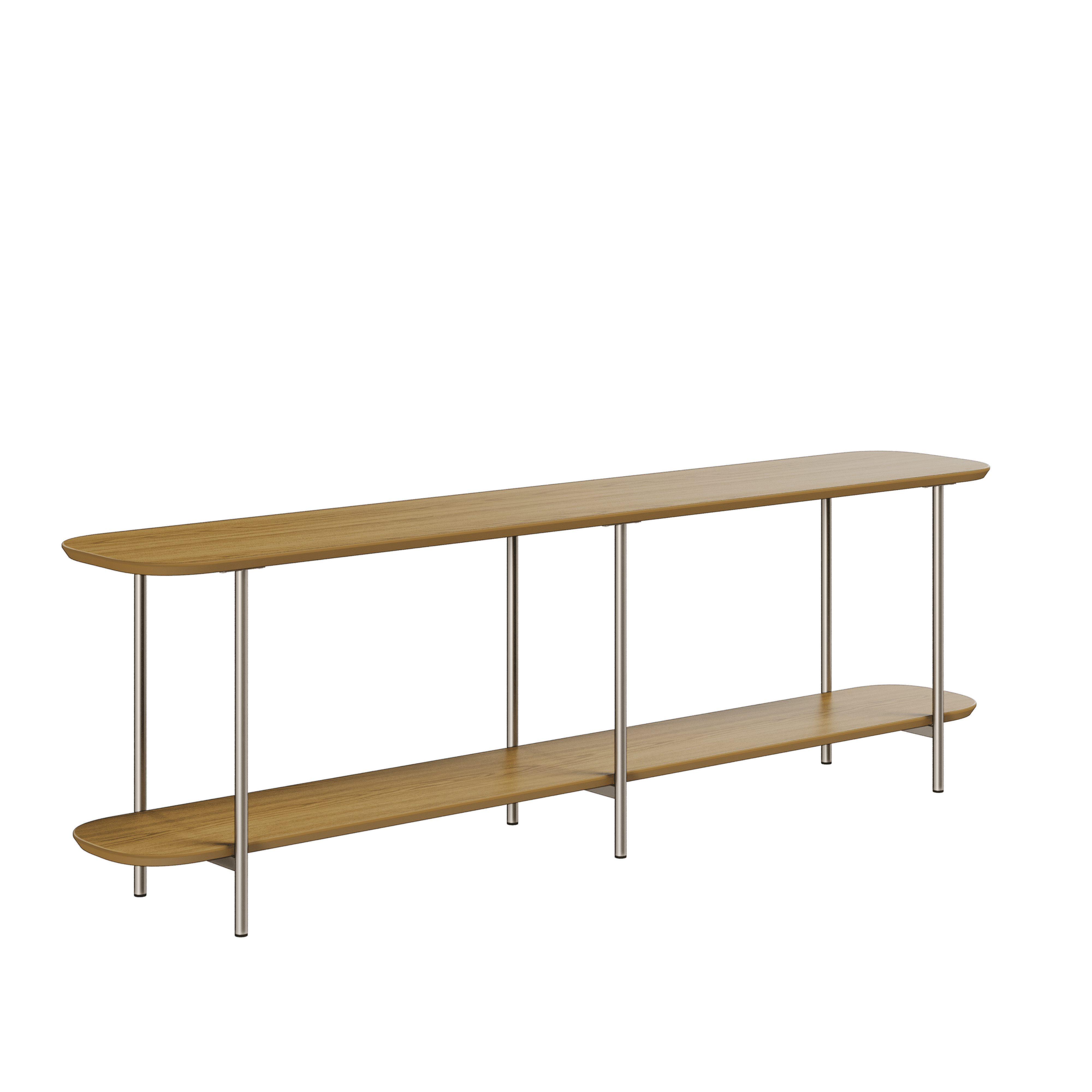 Mesa Sofa Lux 180cm Champan Carvalho 3