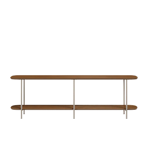 Mesa Sofa Lux 180cm Champan Canela