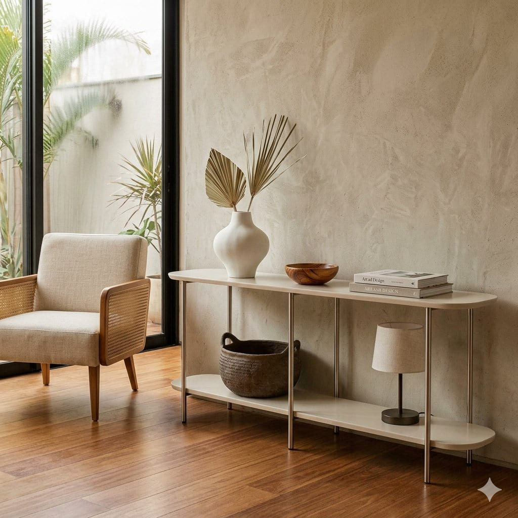 Mesa Sofa Lux 180cm Champan Off White 1