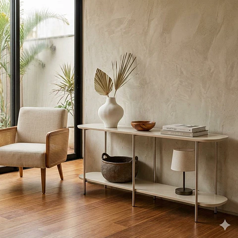 Mesa Sofa Lux 180cm Champan Off White