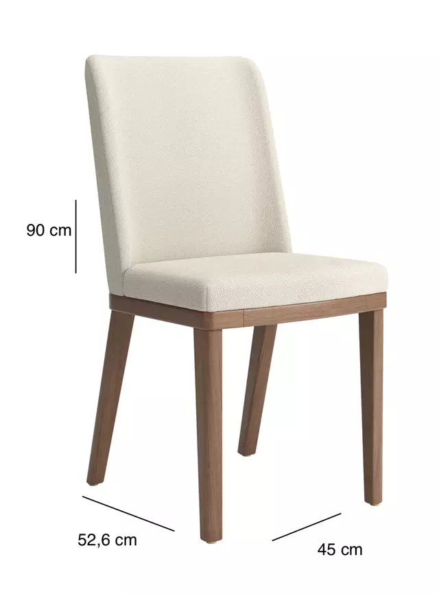 Comedor Avena 1.6 + 6 Sillas Kalina Soft Palha 11