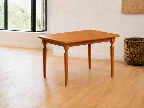 Comedor Marfil 125cm+6 Sillas 133-260 Miel