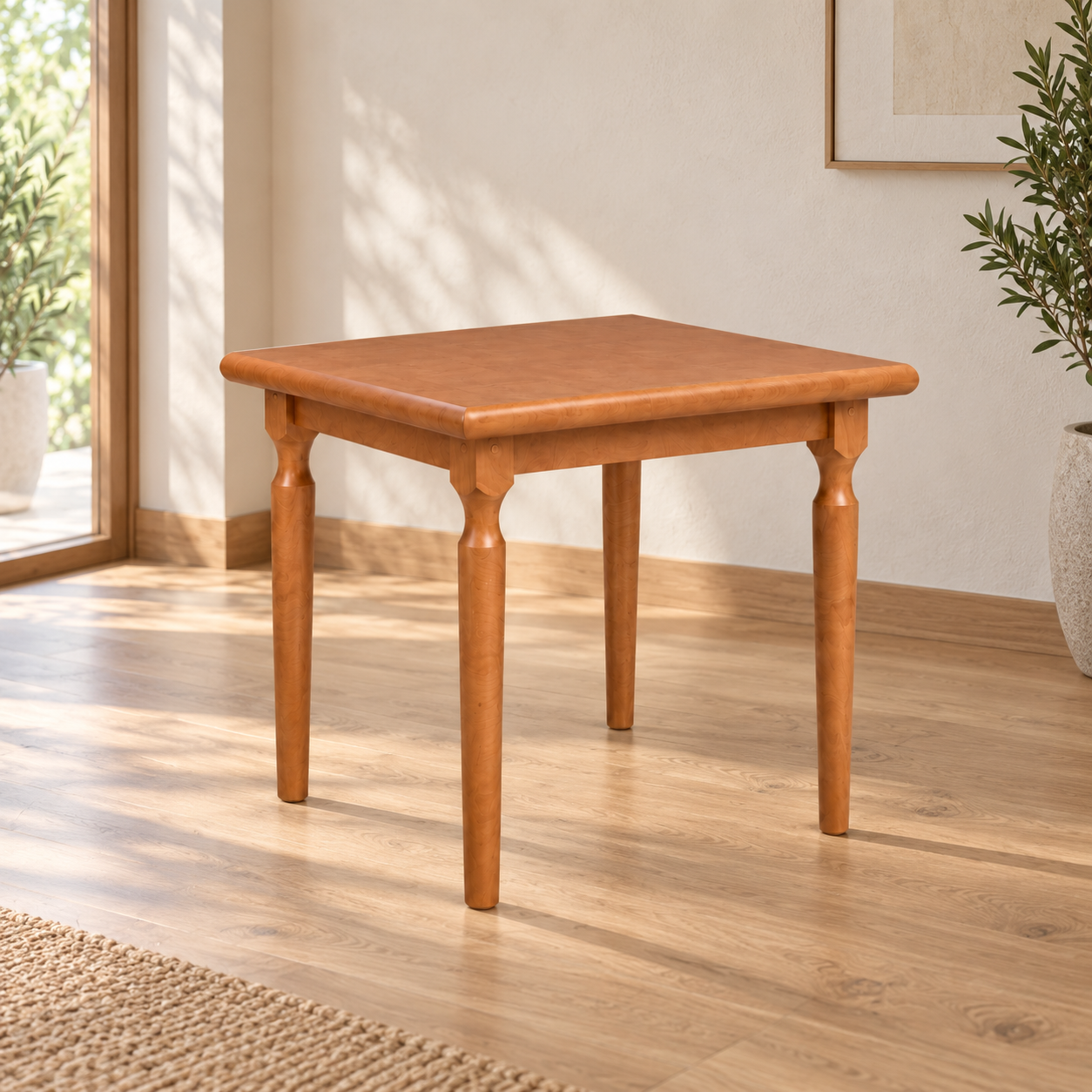 Comedor Coral 80cm+4 Sillas 135-260 Miel 5