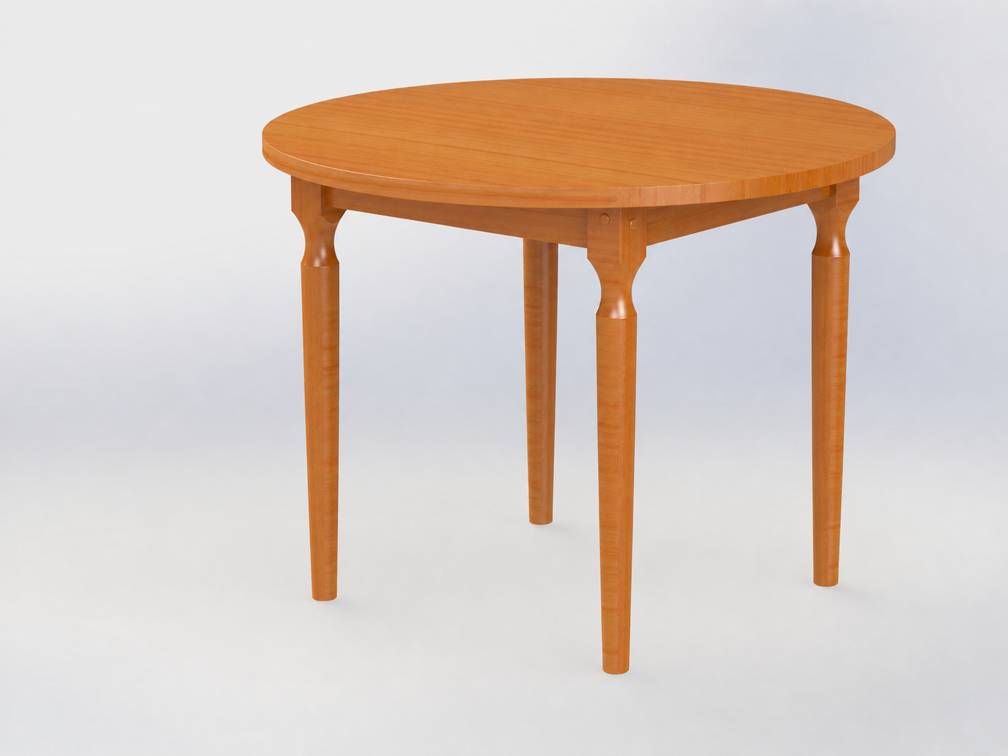 Comedor Perla 136 Redondo + 4 Sillas 136-260 Miel 4