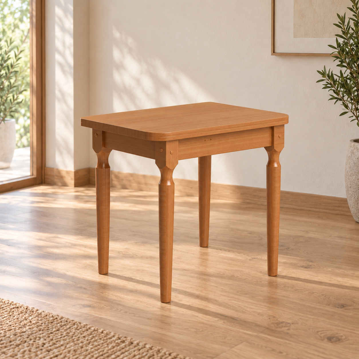 Comedor Ambar Plegable + 4 Banquetas 230-3210 Miel 5