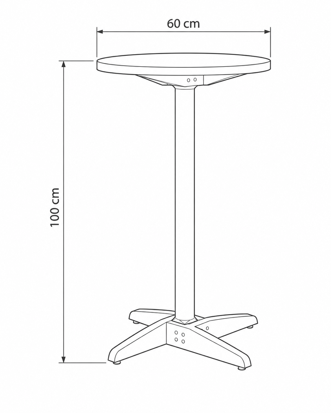 Mesa de Bar Carey + 2 Banqueta Carey 190-180 Miel 8