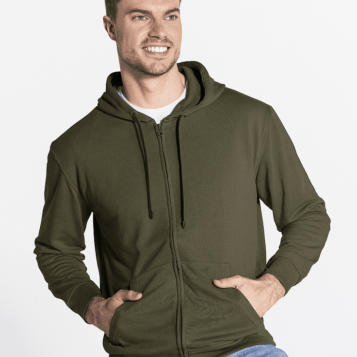 SUDADERA CON CREMALLERA