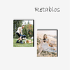  50 Fotos Tipo Polaroid + 2 Retablos 10x15 cm