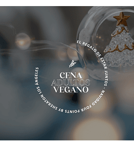 Cena Navidad Delivery Adultos Vegano