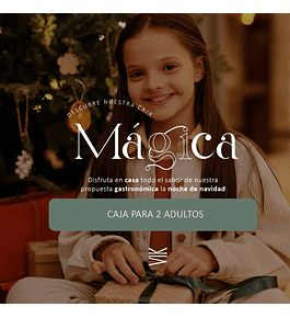 Caja Mágica Navideña para 2 personas + Viña VIK / Delivery