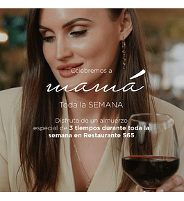 Domingo 11 de mayo almuerzo 3 tiempos día de la mamá