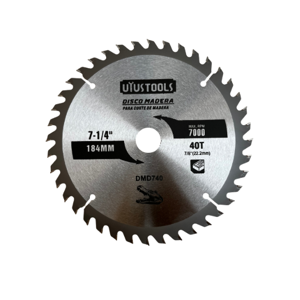 Disco de sierra circular 7 1/4” 40T 1