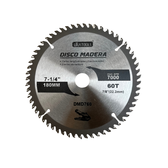 Disco de sierra circular 7 1/4” 60T 1