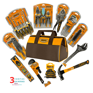 Set bolso con 18 herramientas