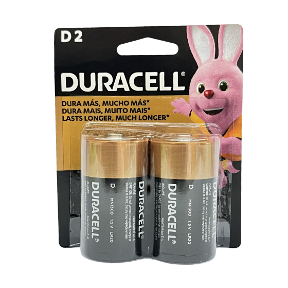 PILAS D DURACELL PACK x 2 unidades 1