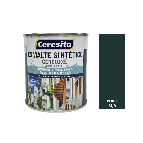 ESMALTE SINTETICO CERELUXE 1/16.GL - VERDE REJA 1
