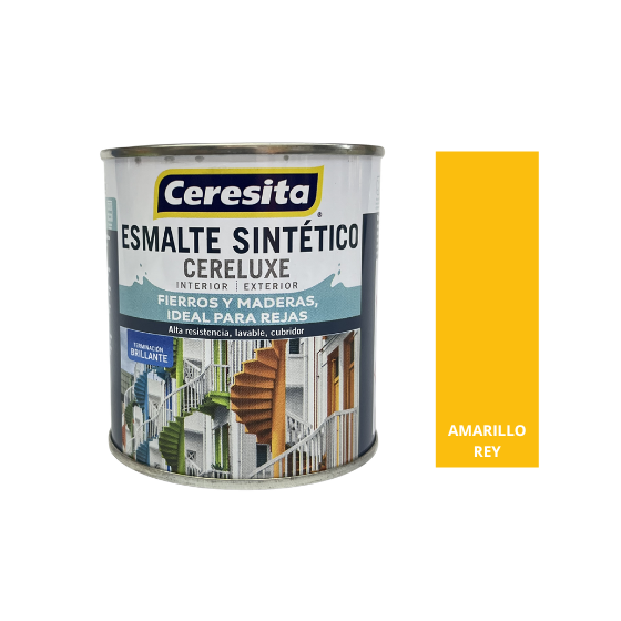 ESMALTE SINTETICO CERELUXE 1/16.GL - AMARILLO REY 1