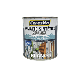 ESMALTE SINTETICO CERELUXE 1/16.GL - BLANCO