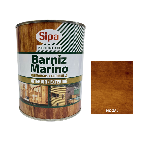 BARNIZ MARINO 1/4GL - NOGAL 1