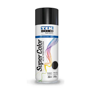 PINTURA en spray alta temperatura 400ml - NEGRO BRILLANTE