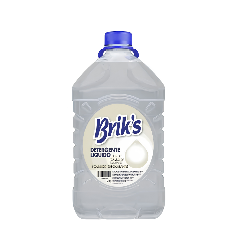Detergente liquido BRIK´S blanco 5 litros 1