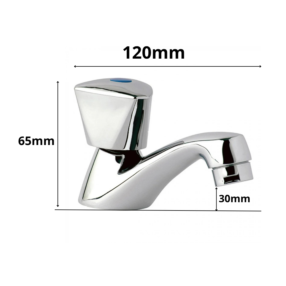 Llave Lavamanos Individual Cromado 2