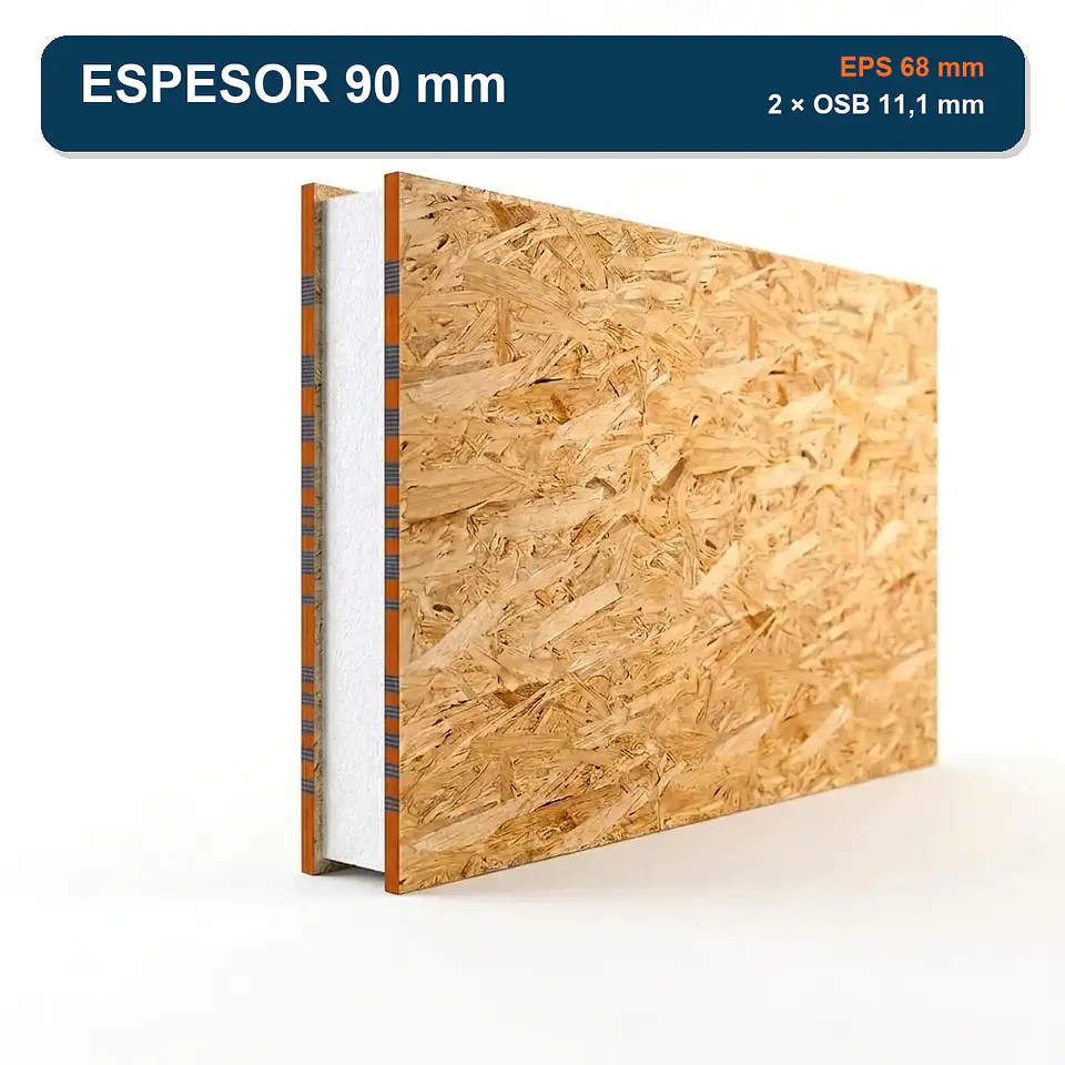 Panel SIP LP APA Protec 11,1 mm Certificado 1,22 x 2,44 m 3