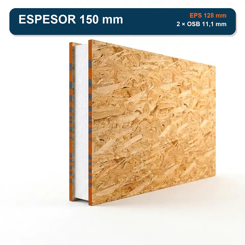 Panel SIP LP APA Protec 11,1 mm Certificado 1,22 x 2,44 m 5