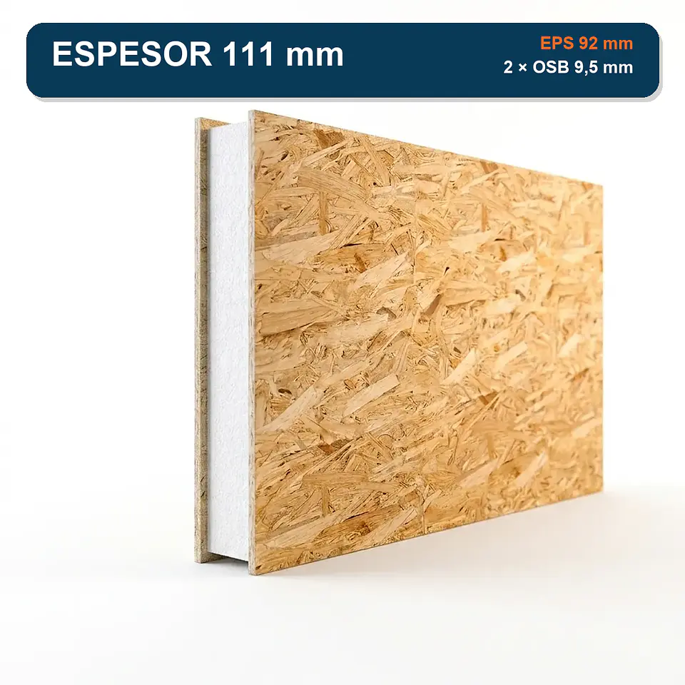 Panel SIP LP OSB PAIS 9,5 mm No Certificado 1,22 x 2,44 m 4