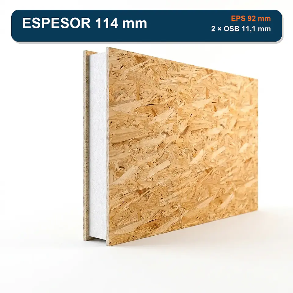 Panel SIP LP OSB PAIS 11,1 mm No Certificado 1,22 x 2,44 m 4