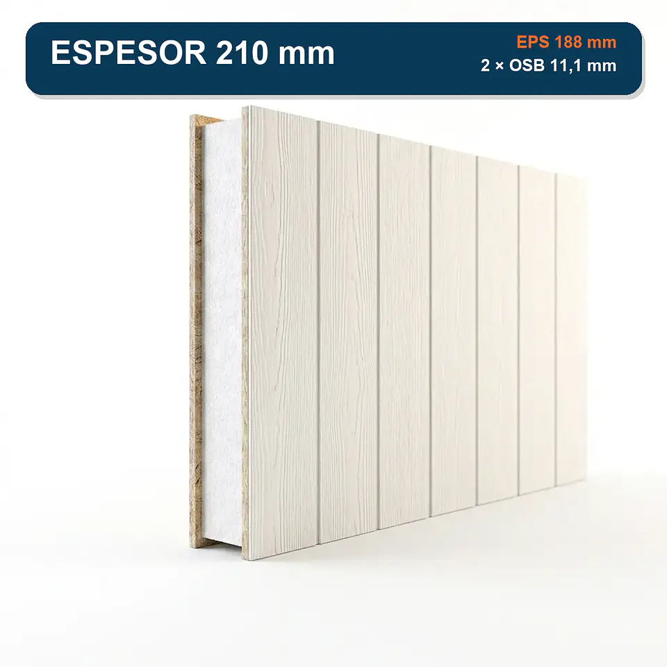 Panel SIP LP Smart Panel + APA Protec 11,1 mm Certificado 1,22 x 2,44 m 7
