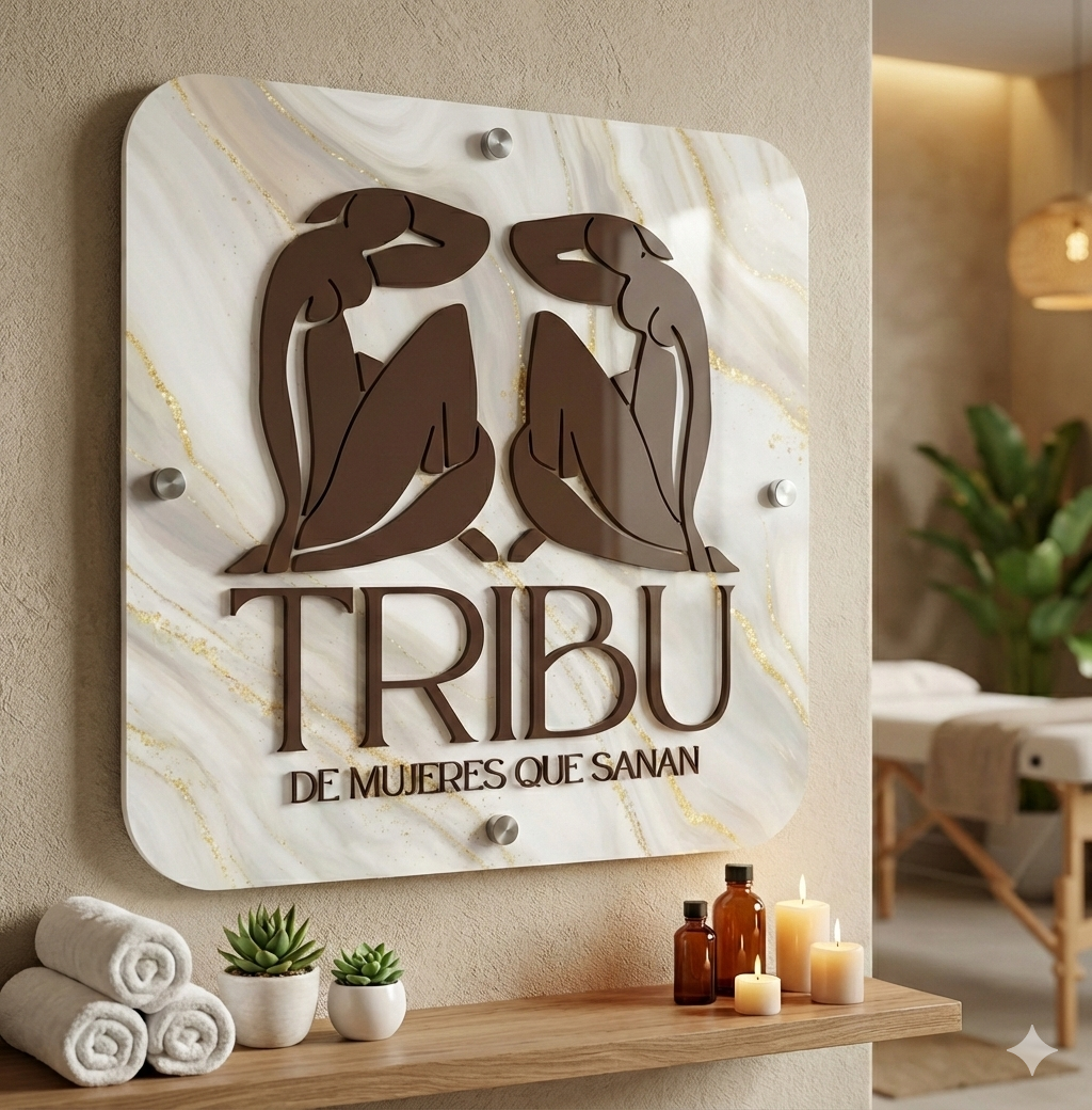 Letrero  Acrilico  Fondo Encapsulado  1