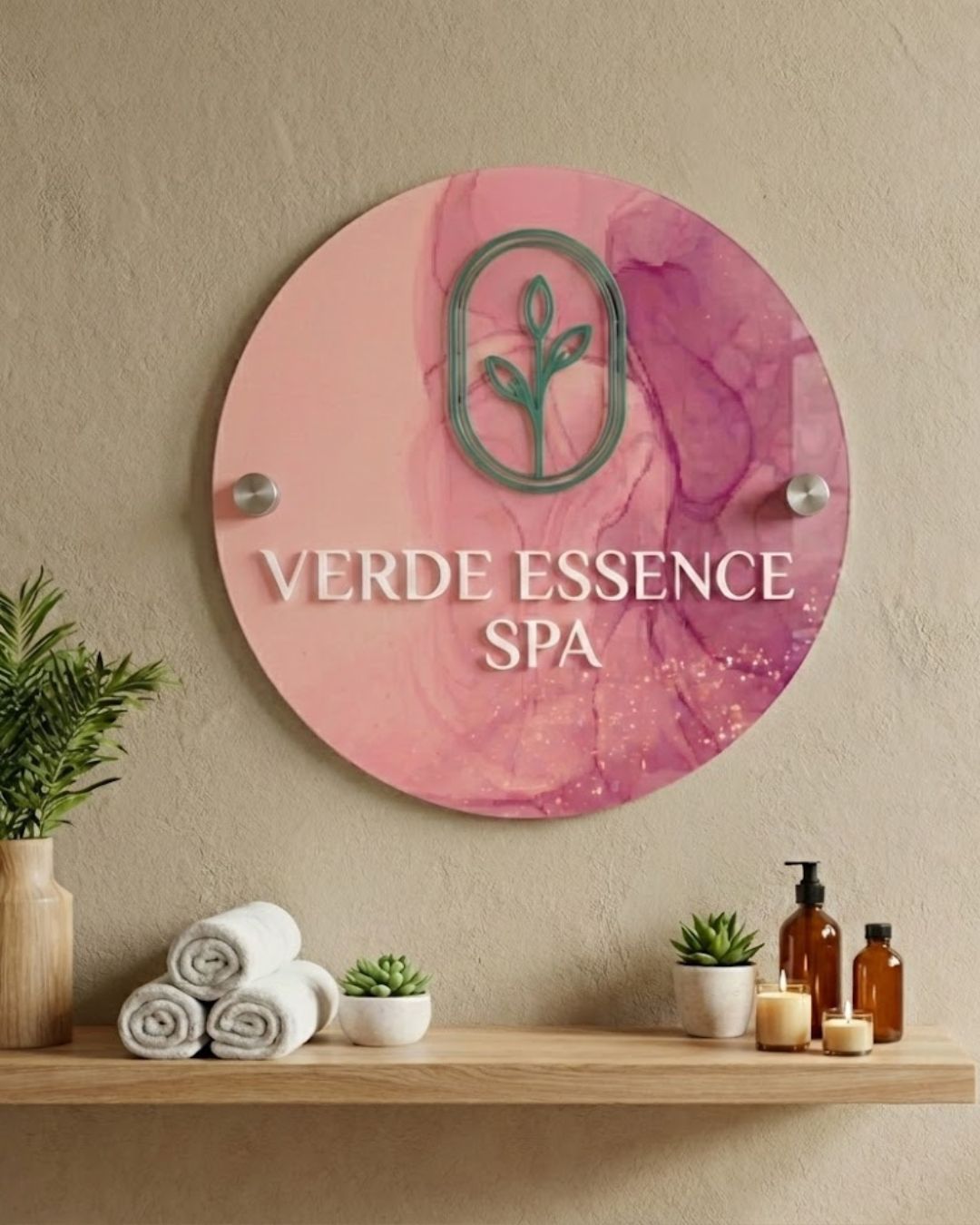 Letrero  Acrilico  Fondo Encapsulado  3