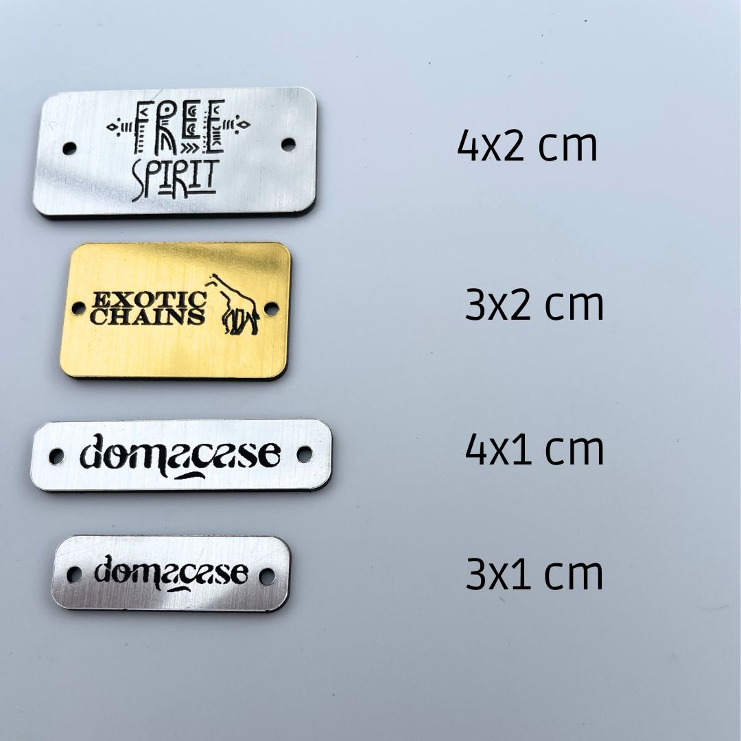 Etiquetas Acrilicas 100 unids  1