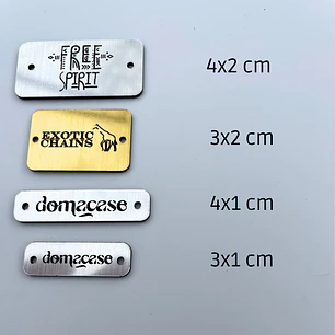 Etiquetas Acrilicas 100 unids 