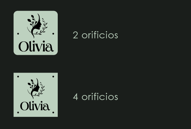 Etiqueta Ecocuero Circulares/Cuadradas  5